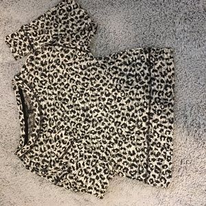 Banana Republic Animal Print Knit Sweater